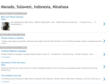 Tablet Screenshot of minahasamanado.blogspot.com