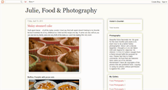 Desktop Screenshot of juliefoodphotos.blogspot.com