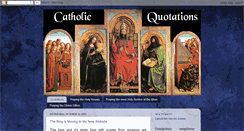 Desktop Screenshot of catholicquotations.blogspot.com