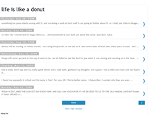Tablet Screenshot of lifeislikeadonut.blogspot.com