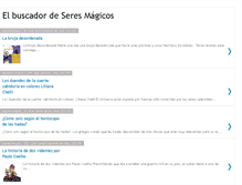 Tablet Screenshot of buscador-seres-magicos.blogspot.com