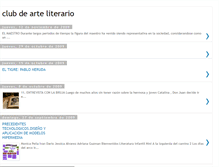 Tablet Screenshot of clubdearteliterario.blogspot.com