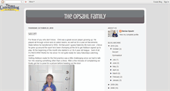 Desktop Screenshot of opsahlfamily.blogspot.com