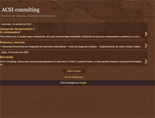 Tablet Screenshot of acsi-consulting.blogspot.com