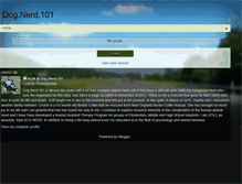 Tablet Screenshot of dognerd101.blogspot.com