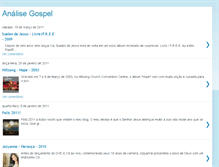 Tablet Screenshot of analisegospel.blogspot.com