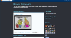 Desktop Screenshot of dixonsdiscussion.blogspot.com