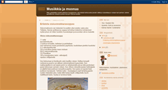 Desktop Screenshot of musiikkiajamuonaa.blogspot.com