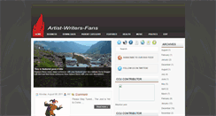 Desktop Screenshot of comiccreatorsunited.blogspot.com