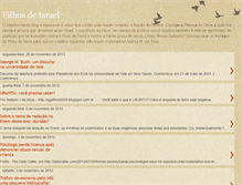 Tablet Screenshot of filhosdeisrael2011.blogspot.com