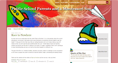 Desktop Screenshot of journeyintomontessori.blogspot.com