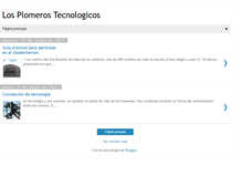 Tablet Screenshot of plomerostecnologicos.blogspot.com
