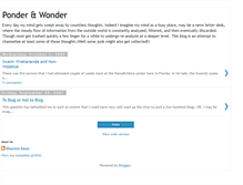 Tablet Screenshot of iponderandwonder.blogspot.com