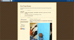 Desktop Screenshot of fortonistone.blogspot.com