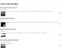 Tablet Screenshot of fotokoroska.blogspot.com