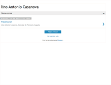 Tablet Screenshot of linoantoniocasanova.blogspot.com