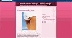 Desktop Screenshot of eliminarcelulitis.blogspot.com
