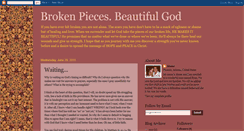 Desktop Screenshot of brokenpiecesbeautifulgod.blogspot.com