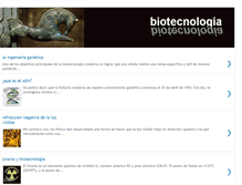 Tablet Screenshot of mundobiotecnologia.blogspot.com