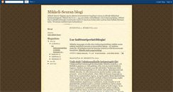 Desktop Screenshot of mikkeli-seura.blogspot.com