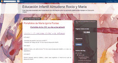 Desktop Screenshot of educacioninfantilalroma.blogspot.com