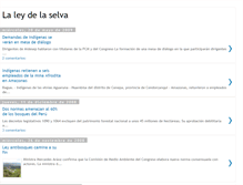 Tablet Screenshot of laleydelaselva.blogspot.com