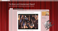 Desktop Screenshot of musicandentertainmentreport.blogspot.com