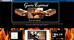 Desktop Screenshot of guerraespiritual1.blogspot.com