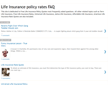 Tablet Screenshot of life-insurance-policy-answers.blogspot.com