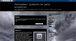 Desktop Screenshot of fantasmas-reais.blogspot.com