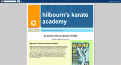 Desktop Screenshot of hilbournskarateacademy.blogspot.com