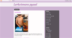 Desktop Screenshot of lerkvinnanspyssel.blogspot.com