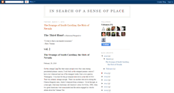 Desktop Screenshot of insearchofasenseofplace.blogspot.com