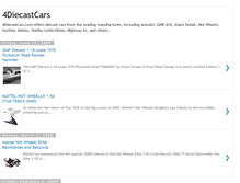 Tablet Screenshot of 4diecastcars.blogspot.com