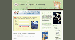 Desktop Screenshot of dogandcattraining.blogspot.com