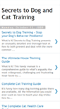 Mobile Screenshot of dogandcattraining.blogspot.com
