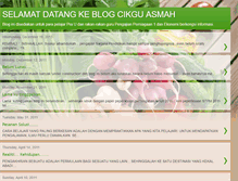 Tablet Screenshot of cikguasmahyunos.blogspot.com