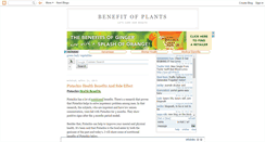 Desktop Screenshot of benefitofplants.blogspot.com