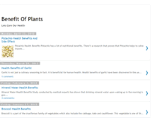 Tablet Screenshot of benefitofplants.blogspot.com