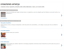Tablet Screenshot of creacionesarnerys.blogspot.com
