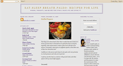 Desktop Screenshot of eatsleepbreathpaleo.blogspot.com