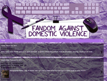 Tablet Screenshot of fandomagainstdomesticviolence.blogspot.com