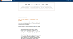 Desktop Screenshot of homegardenflowers.blogspot.com