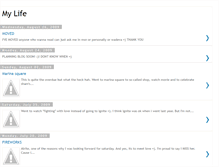 Tablet Screenshot of nothing-but-my-life.blogspot.com