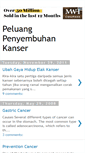 Mobile Screenshot of kemungkinan-penyembuhan-kanser.blogspot.com