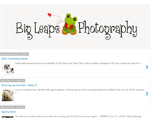 Tablet Screenshot of bigleapsphoto.blogspot.com