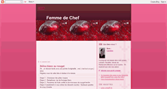 Desktop Screenshot of femmedechef.blogspot.com