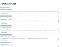 Tablet Screenshot of femmedechef.blogspot.com