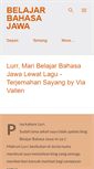 Mobile Screenshot of belajar-bahasa-jawa.blogspot.com