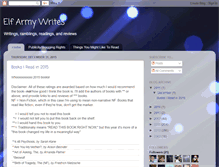 Tablet Screenshot of elfarmywrites.blogspot.com